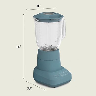 450W 10 Speed Blender 48oz Dishwasher Safe Pitcher Slim Storage Design