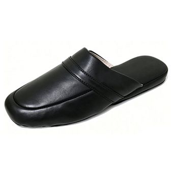 Men's House Slippers Classic Leather Lining Padded