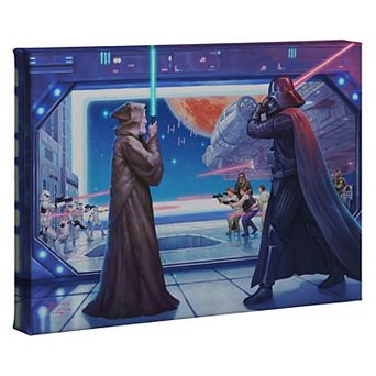 Thomas Kinkade Obi-Wan's™ Final Battle Gallery Wrapped Canvas