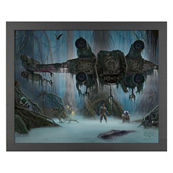 Thomas Kinkade Do Or Do Not There Is No Try Framed Wall Art