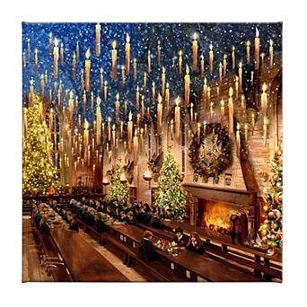 Thomas Kinkade Harry Potter Great Hall Canvas Wall Art