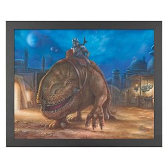 Thomas Kinkade The Mandalorian The Reckoning Framed Wall Art