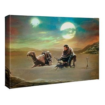 Thomas Kinkade Obi Wan Kenobi Returning to His Past Canvas Art