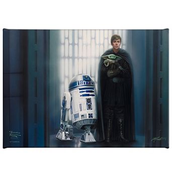 Thomas Kinkade The Mandalorian Canvas Wall Art