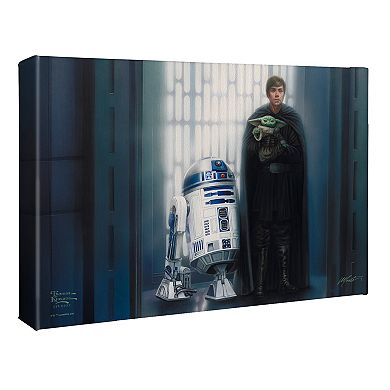 Thomas Kinkade The Mandalorian Canvas Wall Art