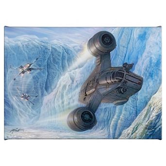 Thomas Kinkade The Mandalorian Cold Pursuit Canvas Wall Art