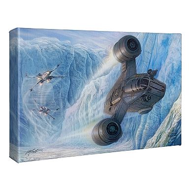 Thomas Kinkade The Mandalorian Cold Pursuit Canvas Wall Art