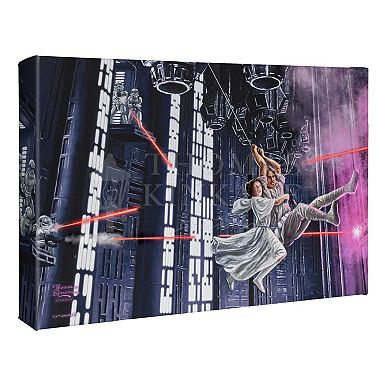 Thomas Kinkade On the Run Gallery Wrapped Canvas Wall Art