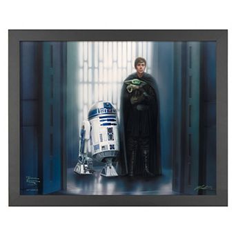 Thomas Kinkade The Mandalorian In Good Hands Framed Wall Art