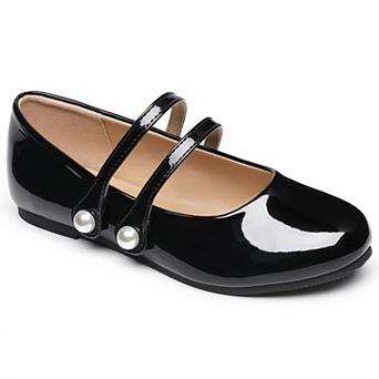 HOMEHOT Girls Mary Jane Dress Shoes Princess Flats for Little Big Kids