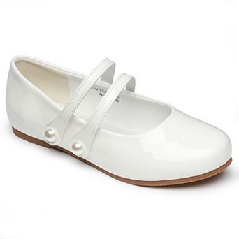 HOMEHOT Girls Mary Jane Dress Shoes Princess Flats for Little Big Kids