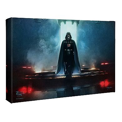 Thomas Kinkade Obi Wan Kenobi Darkness Has Arrived Canvas Art
