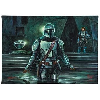 Thomas Kinkade The Mandalorian This Is The Way Canvas Wall Art