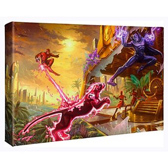 Thomas Kinkade Black Panther Gallery Wrapped Canvas Wall Art