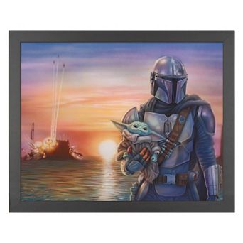 Thomas Kinkade The Mandalorian A New Direction Framed Wall Art