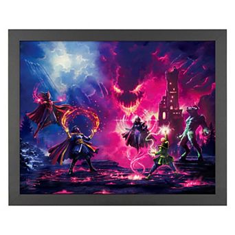 Thomas Kinkade Doctor Strange vs The Dark Despot Wall Art