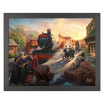 Thomas Kinkade Harry Potter Hogwarts Express Framed Wall Art