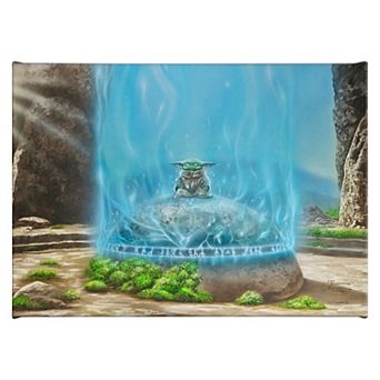 Thomas Kinkade The Mandalorian A Force Within Canvas Wall Art