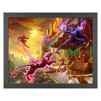 Thomas Kinkade Black Panther Print Framed Wall Art