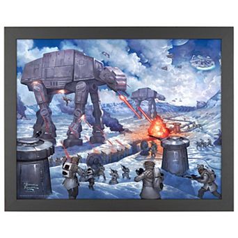 Thomas Kinkade The Battle of Hoth™ Print Framed Wall Art