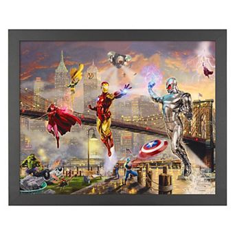Thomas Kinkade Iron Man Framed Art Print
