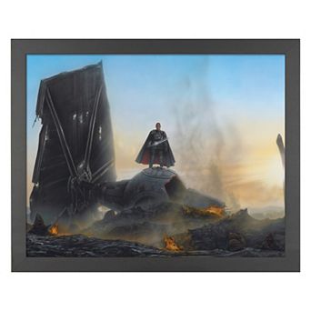Thomas Kinkade The Mandalorian Undeterred Framed Wall Art