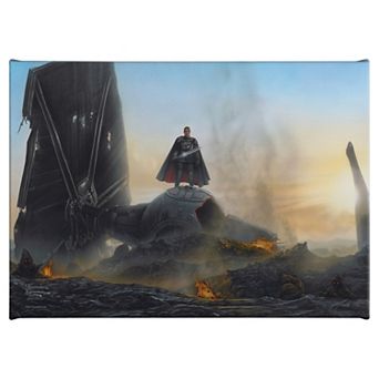 Thomas Kinkade The Mandalorian Undeterred Canvas Wall Art