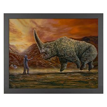 Thomas Kinkade The Mandalorian The Mudhorn Print Framed Wall Art