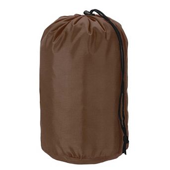 1 Pack Stuff Sack, Nylon Waterproof Storage Sacks Portable Drawstring Dry Stuff Bag with Toggle