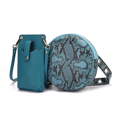 MKF Collection 2-Piece Hailey Smartphone Convertible Crossbody Bag Set
