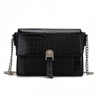 MKF Collection Hope Crocodile Embossed Shoulder Crossbody Bag