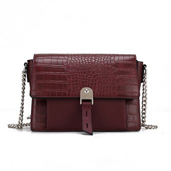 MKF Collection Hope Crocodile Embossed Shoulder Crossbody Bag