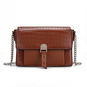 MKF Collection Hope Crocodile Embossed Shoulder Crossbody Bag