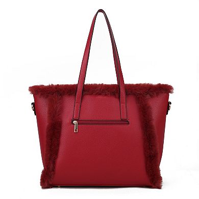 MKF Collection Liza Faux Leather Tote Bag