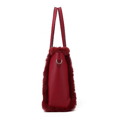 MKF Collection Liza Faux Leather Tote Bag