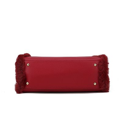 MKF Collection Liza Faux Leather Tote Bag