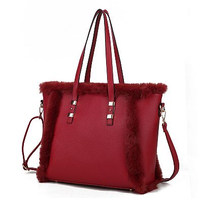 MKF Collection Liza Faux Leather Tote Bag