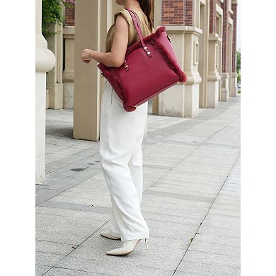 MKF Collection Liza Faux Leather Tote Bag
