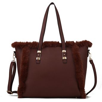 MKF Collection Liza Faux Leather Tote Bag