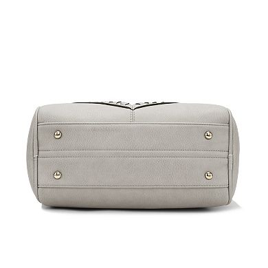 MKF Collection Lara Satchel Bag & Wallet Set