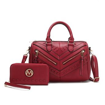 MKF Collection Lara Satchel Bag & Wallet Set