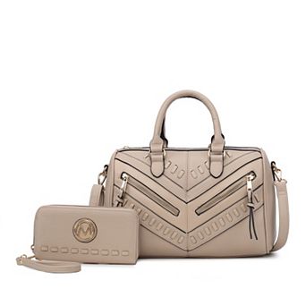 MKF Collection Lara Satchel Bag & Wallet Set