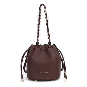 MKF Collection Paityn Bucket Shoulder Bag