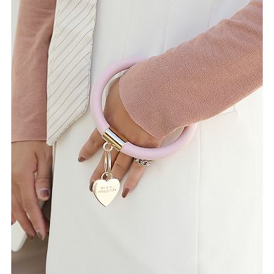 MKF Collection 3-Piece Jasmine Bangle Wristlet Keychain Set