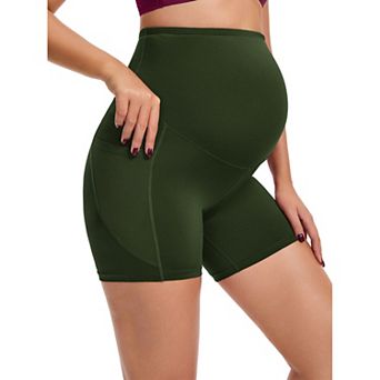Maternity Shapewear Shorts Mid Thigh Pregnancy Underwear Belly Support High Waist Boyshort