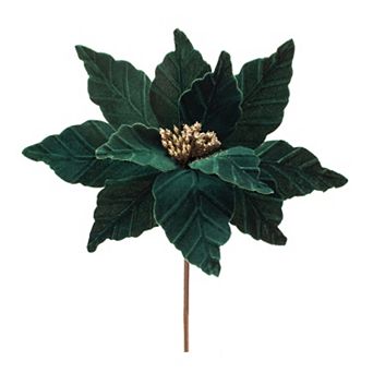 Melrose Artificial Poinsettia Stem Set of 6