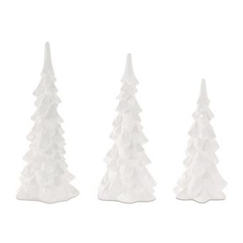 Melrose Ceramic Pine Tree Table Decor Set of 3