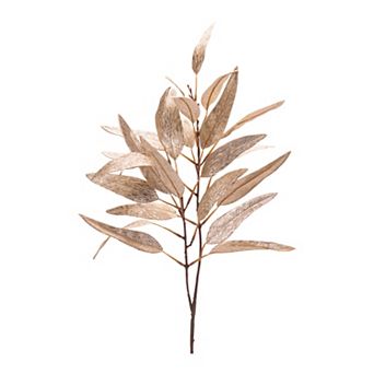 Melrose Metallic Leaf Spray Set of 4