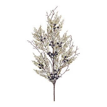 Melrose Snowy Juniper Spray Set of 2