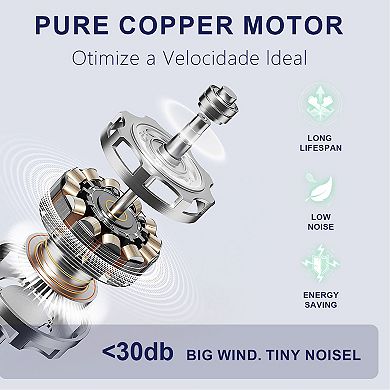Loheer 42 Inch Modern Ceiling Fan, with Dimmable LED Light and Remote, for Bedroom
